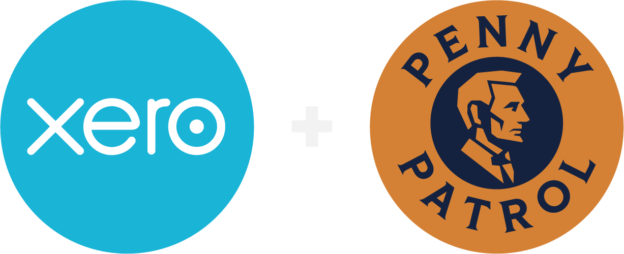 Xero and Penny Patrol logos side by side.